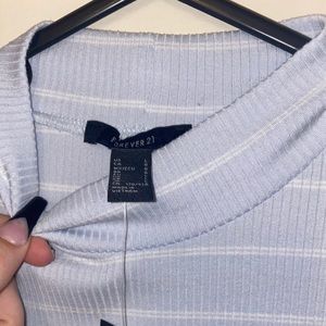 PRICE DROP Mini Turtleneck Pastel Blue Dress